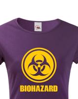 Dámské tričko Biohazard - ideální pro Geeky a hráče počítačových her