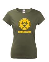 Dámské tričko Biohazard - ideální pro Geeky a hráče počítačových her
