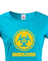 Dámské tričko Biohazard - ideální pro Geeky a hráče počítačových her