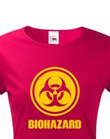Dámské tričko Biohazard - ideální pro Geeky a hráče počítačových her