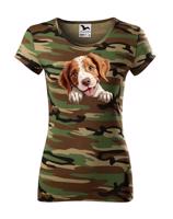 Dámské tričko Bretaňský ohař - tričko pro milovníky psů