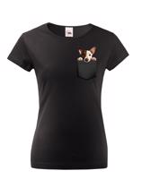 Dámské tričko Bulteriér miniatúrny - kvalitní tisk a rychlé dodání