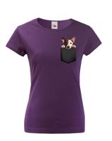 Dámské tričko Bulteriér miniatúrny - kvalitní tisk a rychlé dodání