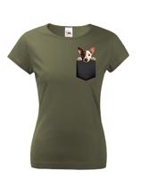 Dámské tričko Bulteriér miniatúrny - kvalitní tisk a rychlé dodání