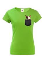 Dámské tričko Bulteriér miniatúrny - kvalitní tisk a rychlé dodání