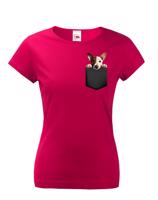 Dámské tričko Bulteriér miniatúrny - kvalitní tisk a rychlé dodání
