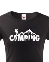 Dámské tričko Camping - ideální tričko na kempování