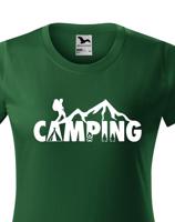 Dámské tričko Camping - ideální tričko na kempování