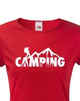 Dámské tričko Camping - ideální tričko na kempování