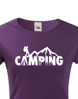 Dámské tričko Camping - ideální tričko na kempování