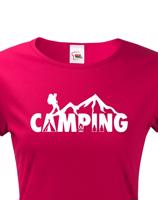 Dámské tričko Camping - ideální tričko na kempování