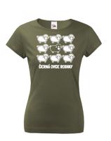 Dámské tričko černá ovce rodiny - skvělý dárek k narozeninám