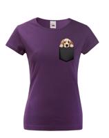 Dámské tričko Clumber španěl - kvalitní tisk a rychlé dodání