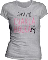 Dámské tričko Cvaklá holka