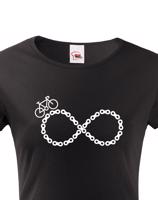 Dámské tričko Cyklistické nekonečno - ideální tričko pro cyklisty