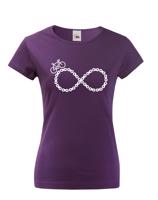 Dámské tričko Cyklistické nekonečno - ideální tričko pro cyklisty