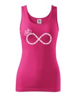 Dámské tričko Cyklistické nekonečno - ideální tričko pro cyklisty