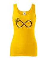 Dámské tričko Cyklistické nekonečno - ideální tričko pro cyklisty