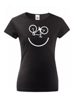 Dámské tričko Cyklo úsměv vám vždy zvedne náladu