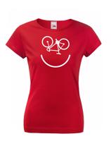 Dámské tričko Cyklo úsměv vám vždy zvedne náladu