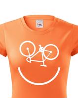 Dámské tričko Cyklo úsměv vám vždy zvedne náladu