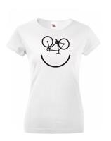 Dámské tričko Cyklo úsměv vám vždy zvedne náladu
