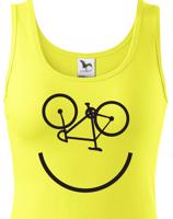 Dámské tričko Cyklo úsměv vám vždy zvedne náladu