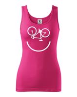 Dámské tričko Cyklo úsměv vám vždy zvedne náladu