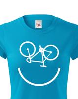 Dámské tričko Cyklo úsměv vám vždy zvedne náladu