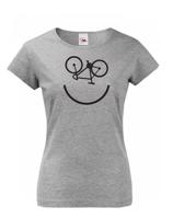 Dámské tričko Cyklo úsměv vám vždy zvedne náladu