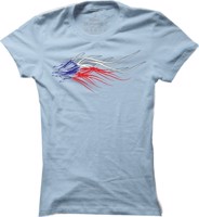 Dámské tričko Czech Flag