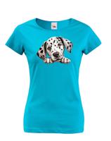 Dámské tričko Dalmatin - tričko pro milovníky psů