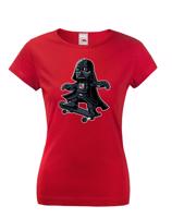 Dámské tričko Darth Vader Skateboard  - tričko pro milovníky humoru a filmů
