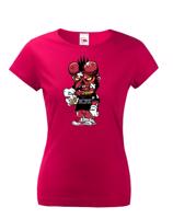 Dámské tričko Deadpool Hellboy -  tričko pro milovníky humoru a filmů