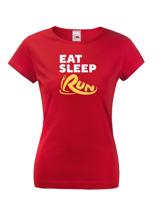 Dámske tričko - Eat sleep run