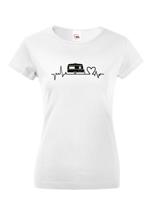 Dámské tričko Ekg karavan - kvalitní tisk a rychlé dodání