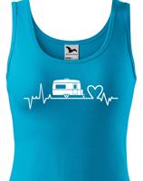 Dámské tričko Ekg karavan - kvalitní tisk a rychlé dodání