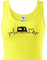 Dámské tričko Ekg karavan - kvalitní tisk a rychlé dodání