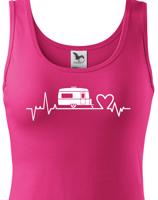 Dámské tričko Ekg karavan - kvalitní tisk a rychlé dodání