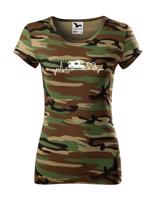 Dámské tričko Ekg obytný vůz - kvalitní tisk a rychlé dodání