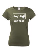 Dámské tričko - Fast Food