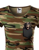 Dámské tričko Flat coated retrívr - kvalitní tisk a rychlé dodání