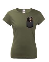 Dámské tričko Flat coated retrívr - kvalitní tisk a rychlé dodání