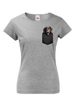 Dámské tričko Flat coated retrívr - kvalitní tisk a rychlé dodání