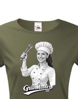 Dámské tričko Grill master - originalita až na první místě
