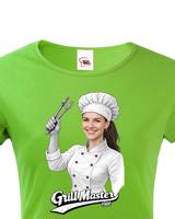 Dámské tričko Grill master - originalita až na první místě