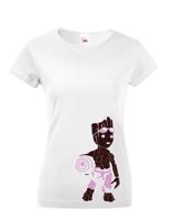 Dámské tričko Groot z filmu Strážci galaxie - Groot míří na pláž