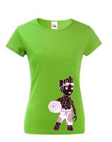 Dámské tričko Groot z filmu Strážci galaxie - Groot míří na pláž