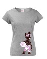 Dámské tričko Groot z filmu Strážci galaxie - Groot míří na pláž