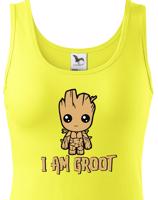Dámské tričko Groot z filmu Strážci galaxie - Já jsem Groot na triku